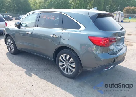 2015 Acura Mdx Technology Package из США, поврежденный, VIN 5FRYD4H47FB007364